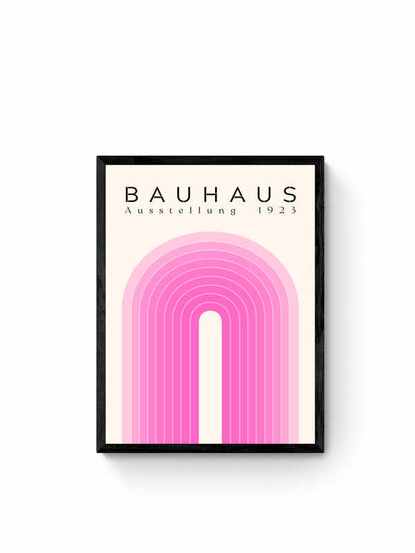 Cuadro Bauhaus Pink