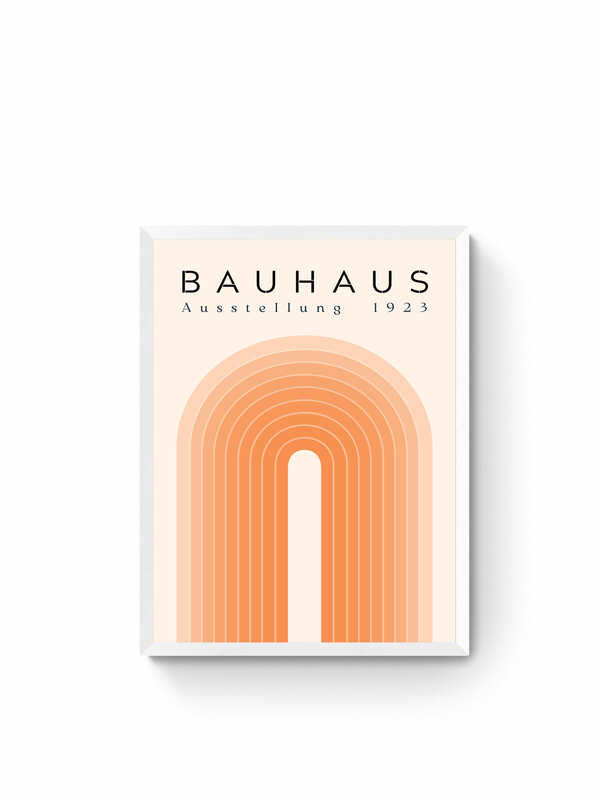 Cuadro Bauhaus Orange