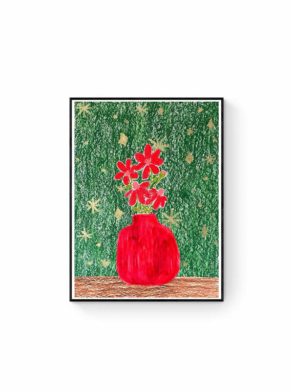 Crimson Vase