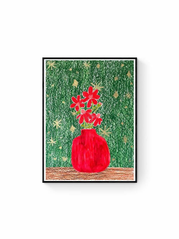 Crimson Vase